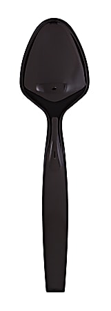 WNA Caterline Serving Spoons, 9", Black, Pack Of