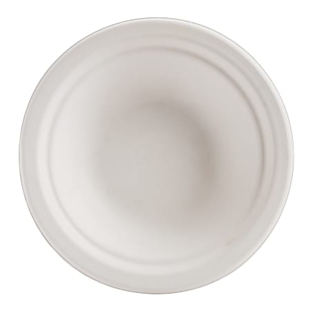 Chinet Classic Bowls, 12 Oz, 100% Recycled, White, 125 Bowls Per Pack, Case Of 8 Packs