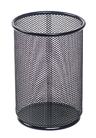 Rolodex Office Desk Pen Organizer Holder, Mesh Oval Pencil Cup - View #10