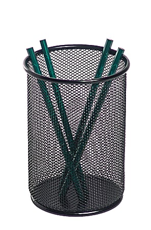 Office Depot® Brand Mesh Jumbo Pencil Holder, Black