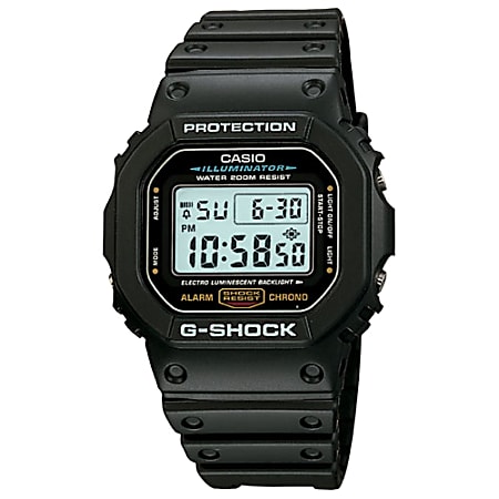 Casio G-SHOCK DW5600E-1V Wrist Watch - Men - SportsChronograph - Digital - Quartz