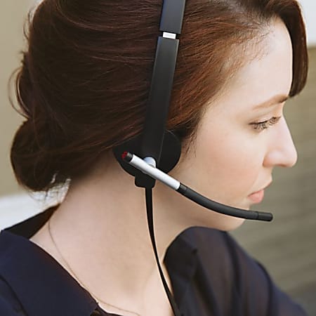 Logitech USB Headset Stereo H650e Stereo USB Wired 50 Hz 10 kHz Over the head Binaural Supra aural Noise Cancelling Bi directional Microphone ODP Business Solutions
