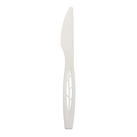 Stalk Market Compostable Heavyweight Knives, Pearl, Box Of 1000