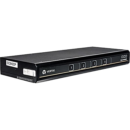 Avocent Cybex SC840DP KVM audio switch 4 x KVM audio 1 local user