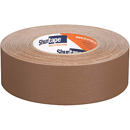 Shurtape P- 628 Professional Grade Coated Gaffer's Tape, 1.88 in. x 54 yd., Brown
