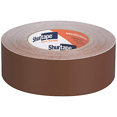 Shurtape PC 618C Cloth Duct Tape, 1-7/8" x 60 Yd, Brown