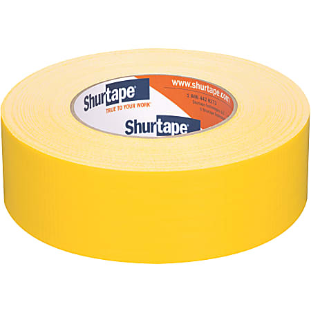 Shurtape PC 618C Cloth Duct Tape, 1-7/8" x 60 Yd, Yellow