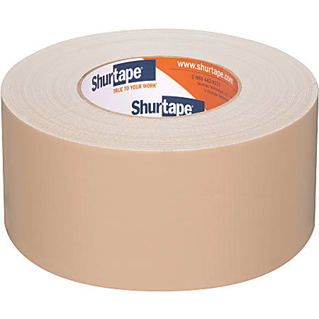 Shurtape PC 618C Performance Grade, Colored Cloth Duct Tape, 2.83 in x 60 yd., Beige