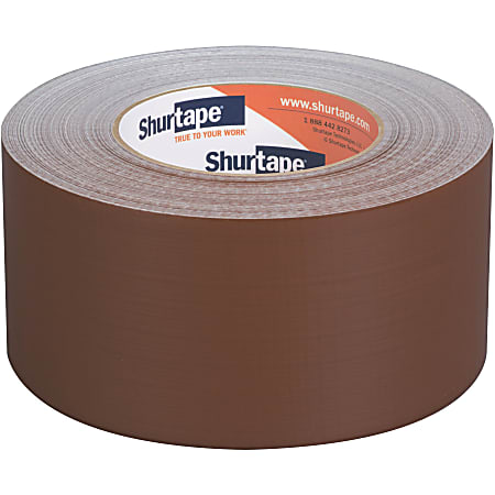 Shurtape PC 618C Performance-Grade Cloth Duct Tape Roll, 2.83" x 60 Yd, Brown