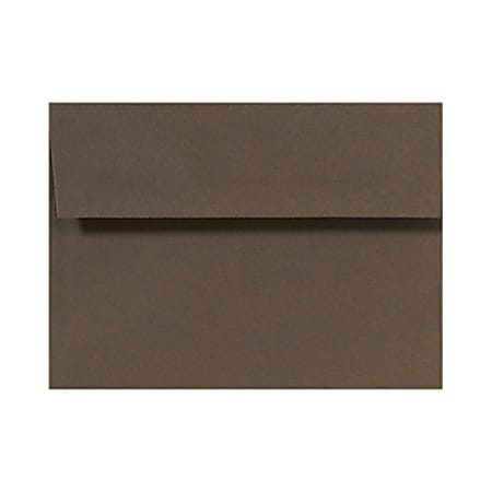 LUX Invitation Envelopes, A2, Peel & Press Closure, Chocolate Brown, Pack Of 1,000