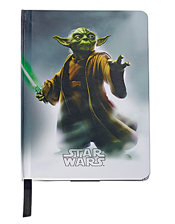 Sheaffer® Star Wars Journal, 6 1/8" x 8 3/8", Narrow Ruled, 162 Pages (81 Sheets), Yoda