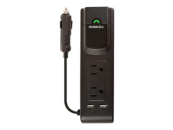 Duracell Inverter - DC to AC power inverter - 12 V - 175 Watt - output connectors: 4