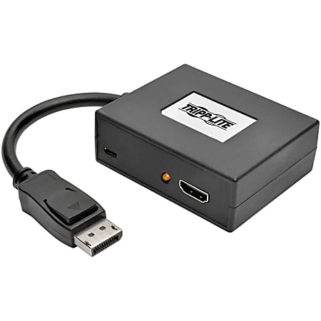 Tripp Lite 2-Port DisplayPort 1.2 to HDMI Multi-Stream Transport Hub 4Kx2K @ 24/30Hz - 3840 × 2160 - DisplayPort - HDMI Out - USB - TAA Compliant