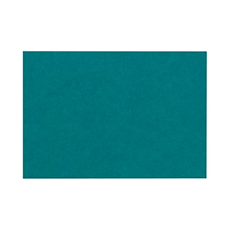 LUX Flat Cards, A1, 3 1/2" x 4 7/8", Teal, Pack Of 50