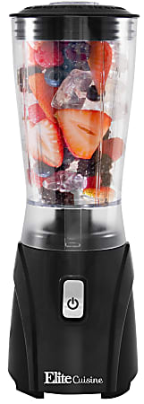 Elite Mini Personal Blender With Stainless-Steel Blades, Black