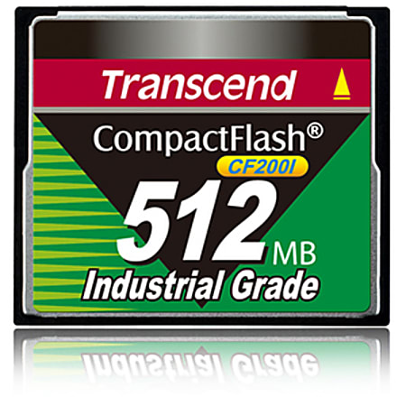 Transcend CF200I 512 MB CompactFlash - 200x Memory