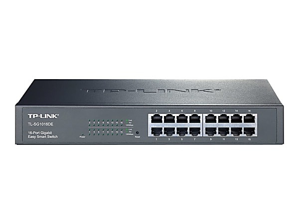 TP-Link 16-Port Gigabit Ethernet Easy Smart Switch, TL-SG1016DE