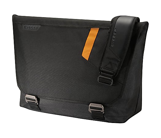 Everki Track Messenger Bag For 15.6" Laptops, Black