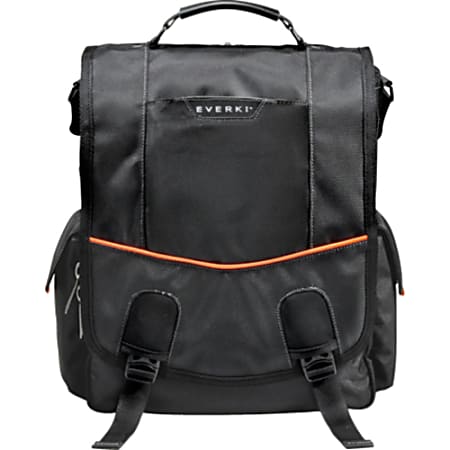 Everki Urbanite Vertical Messenger Bag For Laptops, Black