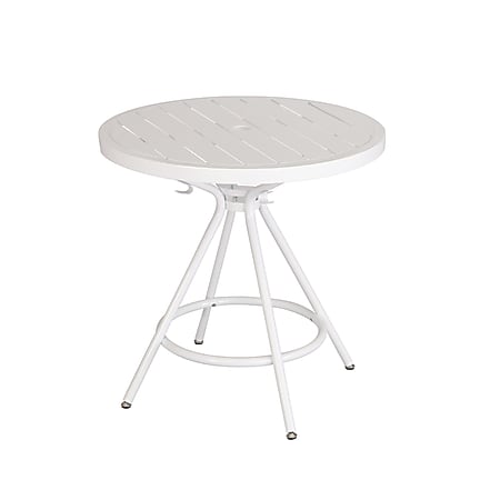 Safco CoGo™ Outdoor/Indoor Round Table, 30" Diameter, White