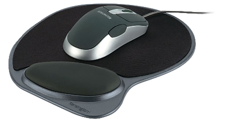 Kensington® Memory Foam Mouse Pad With Wrist Rest, Putty