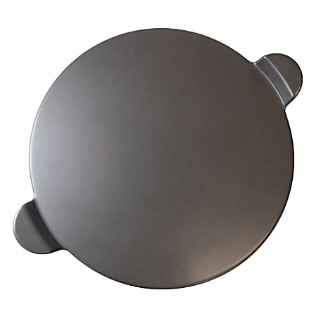 Old Stone Glazed Cordierite Pizza Stone With Handles, 13", Gray