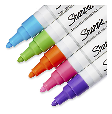 Sharpie Oil Based Paint Markers Medium Point White Barrel Assorted