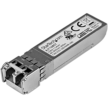 StarTech.com HPE AJ716B Compatible SFP+ Module - 8G Fiber Channel SW - 8GE Gigiabit Ethernet SFP+ 8GbE Multi Mode Fiber Transceiver - 300m - HPE AJ716B Compatible SFP+ - 8G Fiber Channel SW 8Gbps - 8GbE Module