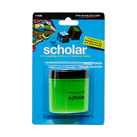 Prismacolor Scholar Portable Pencil Sharpener - 1 Hole(s) - Black