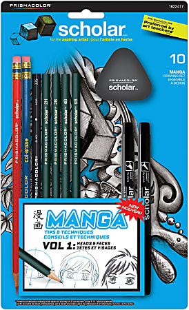 https://media.officedepot.com/images/f_auto,q_auto,e_sharpen,h_450/products/1712035/1712035_o01_prismacolor_scholar_manga_mixed_drawing_set_031720/1712035