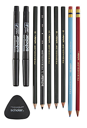 Prismacolor Professional Thick Lead Art Pencil White Set Of 12 - Office  Depot