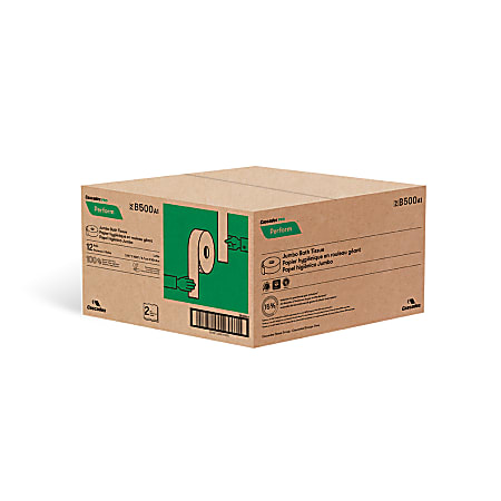 Cascades® Moka™ 2-Ply Toilet Paper, 80% Recycled, Beige, 1000 Sheets Per Roll, Pack Of 12 Rolls