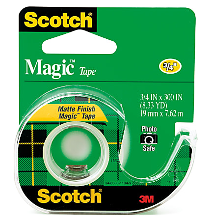Scotch® Magic™ Tape In Dispenser, 3/4" x 300",