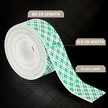 4Caroption 3M Acrylic Foam Double Sided Tape – 2 Rolls, 0.3" X 90", Strong Permanent Adhesive, Universal Fit