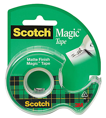 Scotch® Magic™ Tape In Dispenser, 3/4" x 600", Clear
