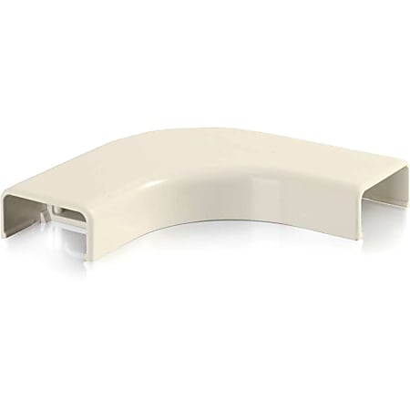 C2G Wiremold Uniduct 2800 Bend Radius Compliant Flat Elbow - Ivory - Ivory - Polyvinyl Chloride (PVC)