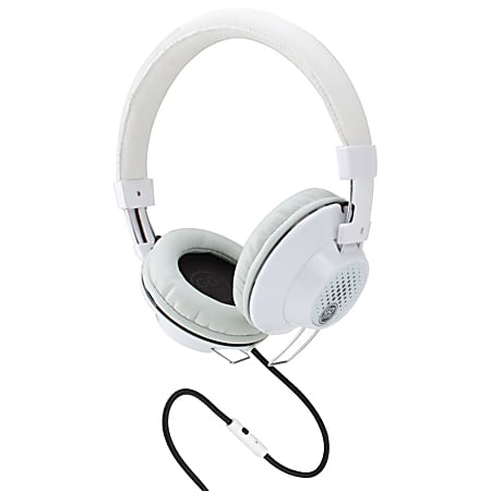GOgroove AudioLUX OE Over-The-Ear Headphones, White
