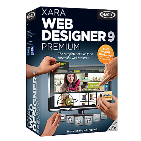 MAGIX Xara Web Designer 9 Premium, Traditional Disc