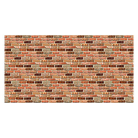 Fadeless Reclaimed Brick Design Paper, 48" x 50', Multicolor
