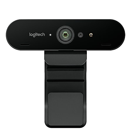Logitech Brio 500 Full HD Webcam 1 14 H x 4 516 W x 1 14 D Graphite 960  001493 - Office Depot