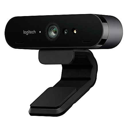Logitech BRIO 4K Ultra HD Webcam Black - Office Depot