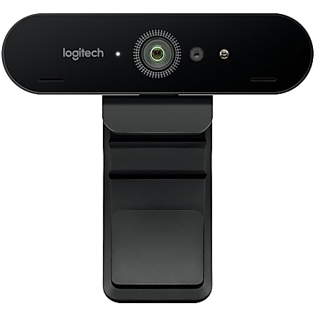 Logitech Brio 4K UHD Webcam (Black) : PC Accessories & Webcams