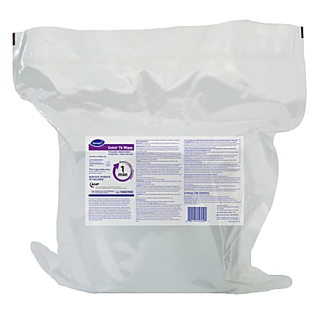 Diversey™ Oxivir® TB Disinfectant Wipes, 11" x 12", White, 160 Wipes Per Pack, 4/Carton