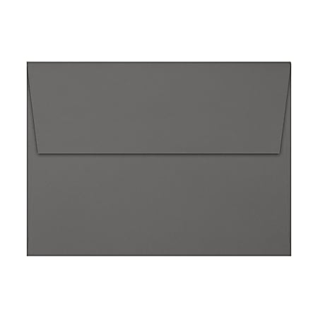 LUX Invitation Envelopes, A7, Peel & Stick Closure, Silver/Smoke, Pack Of 250