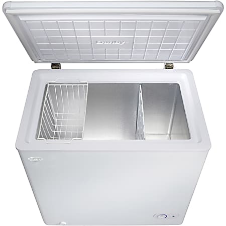Danby 5.5 cu. ft. Freezer - 5.50 ft³ - Manual Defrost - 5.50 ft³ Net Freezer Capacity - 120 V AC - 224 kWh per Year - White