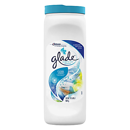 Glade Carpet & Room Refresher - 32 fl oz (1 quart) - Clean Linen - 1 Each - Odor Neutralizer
