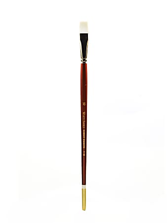 Robert Simmons White Sable Long Handle Paint Brush 760B, Size 16, Bright Bristle, Sable Hair, Brown