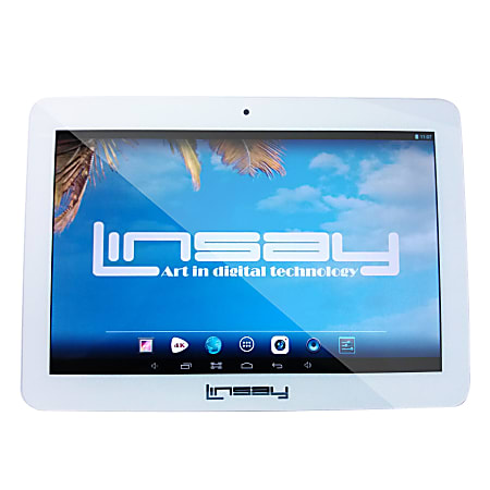 LINSAY Quad-Core Tablet, 10.1" Screen, 1GB Memory, 1GB Memory, 16GB Storage, Android 4.4 KitKat