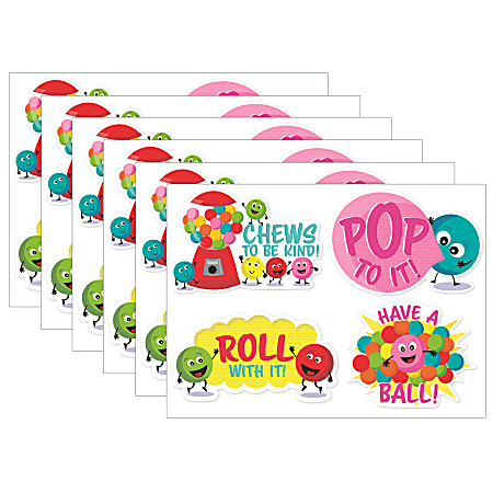 Roylco Large Eyeball Stickers Assorted Colors 150 Stickers Per Pack Set Of  6 Packs - Office Depot