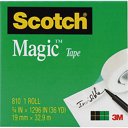 Large Scotch Brand Magic Transparent Tape No.810 - 3/4 x 2592